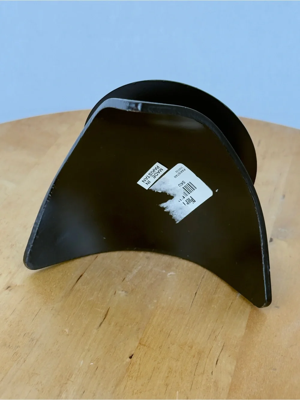 Pier1 Mid-Century Modern Inspired Black Cast Iron Tripod Candle Holder